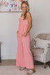 Beaming With Joy Floral Maxi Dress- Pink