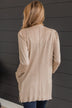 Can't Resist This Knit Pocket Cardigan- Beige