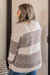 No Place Like Home Knit Sweater- Oatmeal & Brown