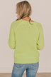 Deserve The Best Knit Sweater- Lime