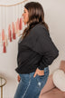 Hugs & Kisses "XOXO" Graphic Pullover- Black