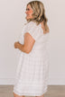 Sweeten The Occasion Smocked Dress- Off-White