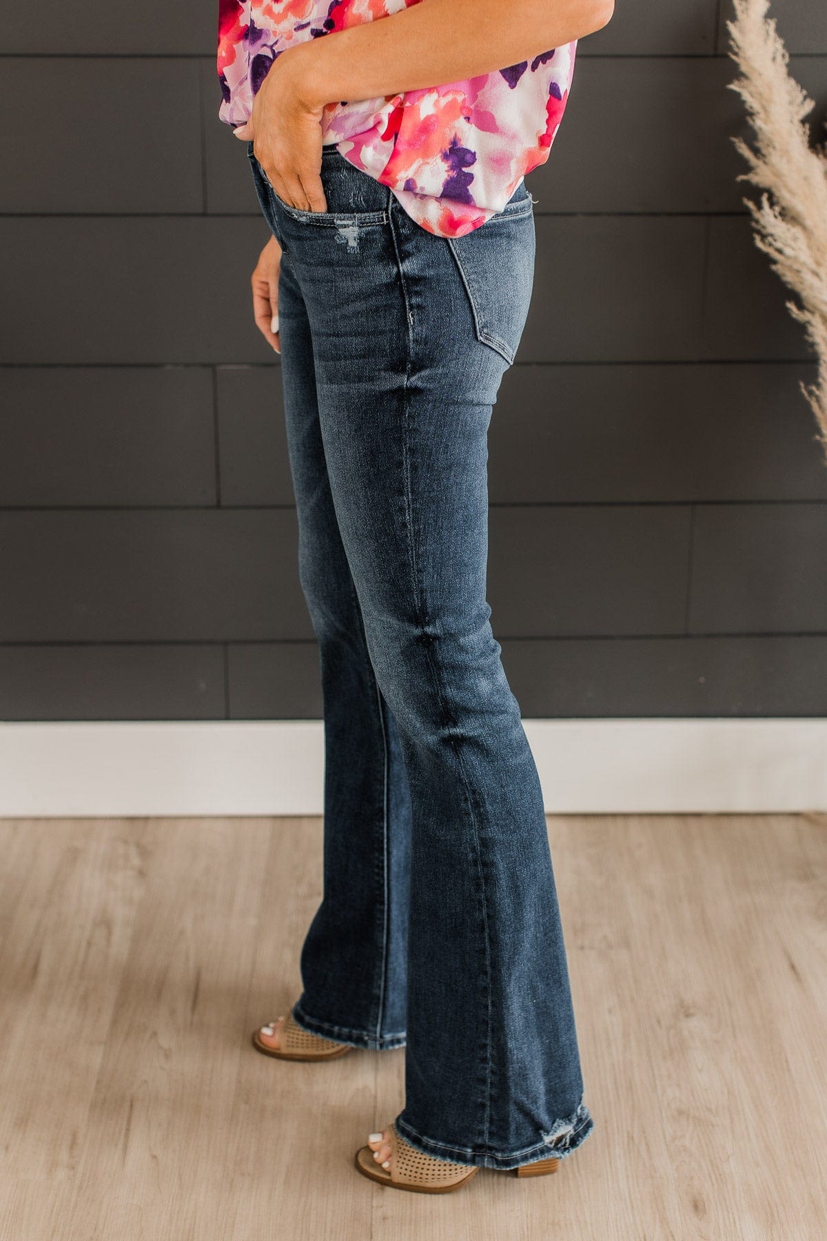 Vervet High-Rise Flare Jeans- Stassi Wash