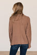 High Hopes Turtle Neck Top- Mocha