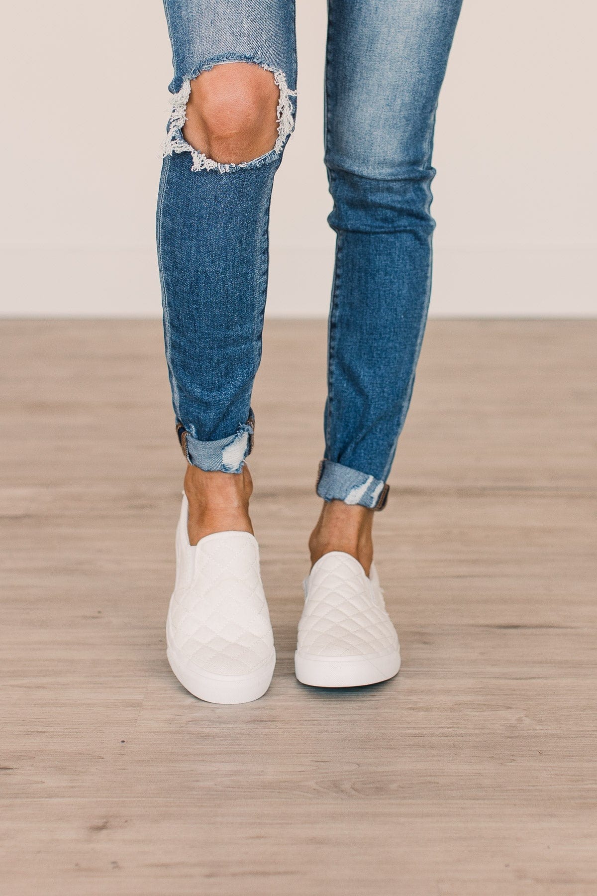 Blowfish Press Sneakers- White Hipster