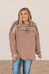 Thinking Out Loud Knit Top- Camel