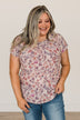 As You Can See Floral Top- Light Pink & Lavender