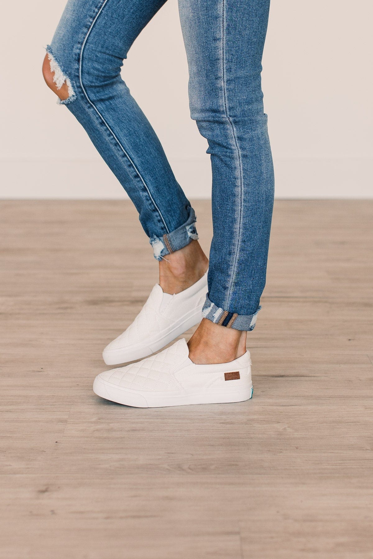 Blowfish Press Sneakers- White Hipster