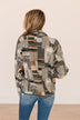 Newest Obsession Lightweight Sherpa Jacket- Olive
