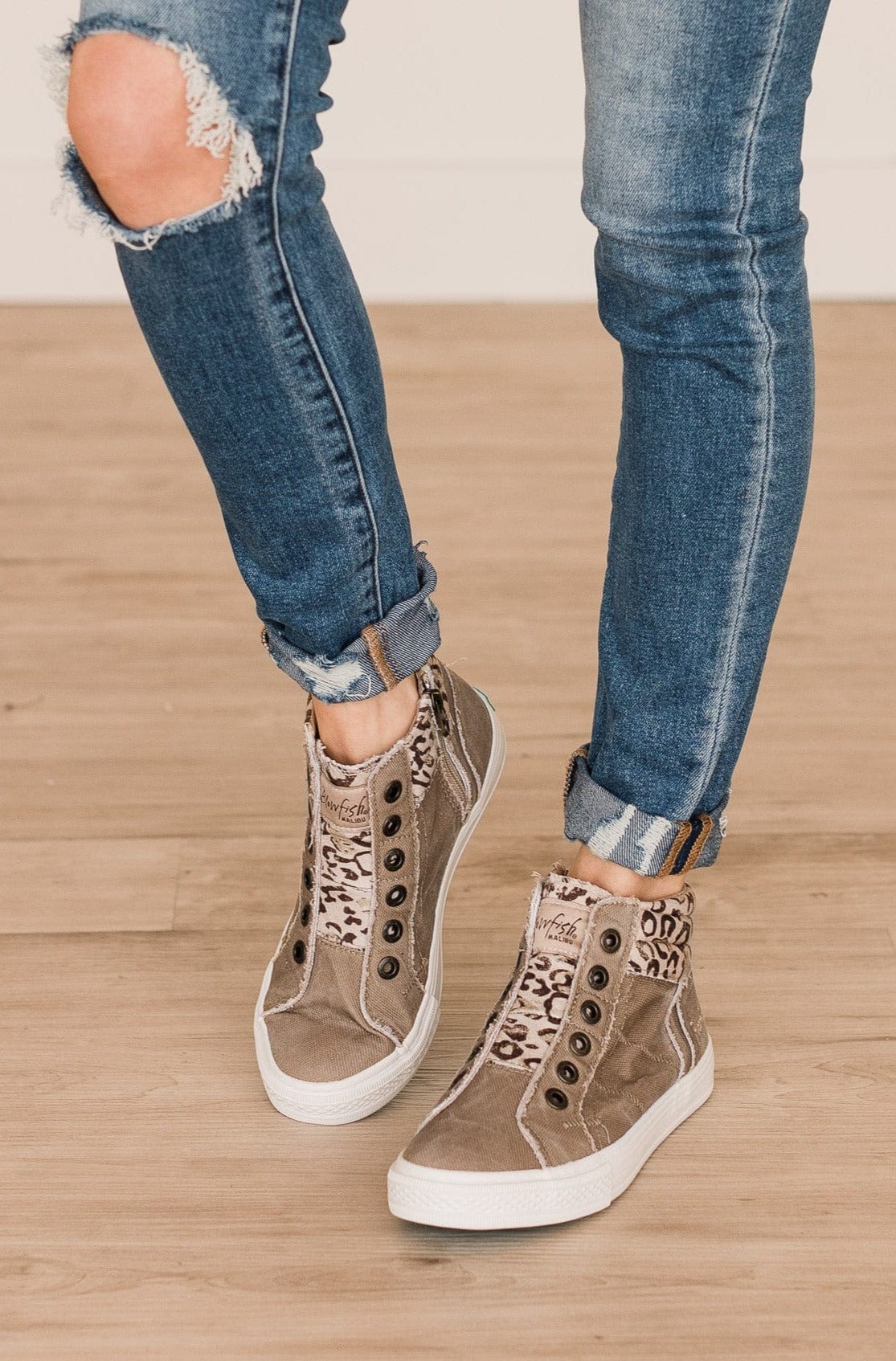 Blowfish Kora Sneakers Cream Coffee Smoked The Pulse Boutique
