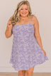 Spring Fling Floral Dress- Lavender