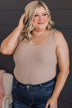 Whatever She's Got Knit Bodysuit- Light Mocha