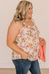 Smitten By You Floral Tank Top- Cream