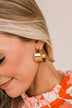 Classic Looks Hoop Earrings- Gold