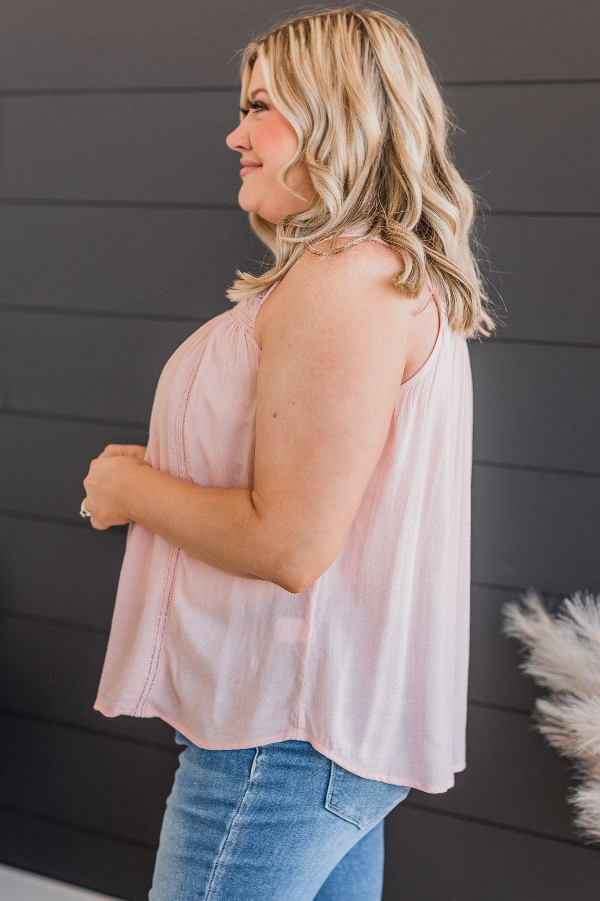 Bring Out The Best Knit Top- Baby Pink