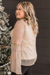 Party Perfection Ruffle Blouse- Champagne
