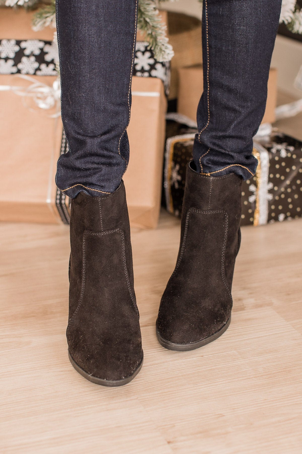 Qupid booties sales black