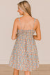 Picnic In The Park Floral Dress- Sky Blue