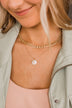 Capture Your Attention 2-Tier Necklace- Gold