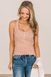 So Into You Floral Tank- Peach