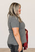 "North Pole Brewing Co" Graphic Tee- Grey
