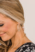 Dream Chaser C-Hoop Earrings- Silver