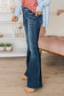 Vervet Mid-Rise Flare Jeans- Blair Wash