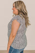Timeless Moments Spotted Ruffle Blouse- Ivory