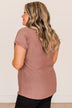 Free To Shine V-Neck Pocket Top- Pink