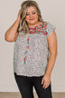 In Good Spirits Spotted Blouse- Ivory