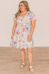 Adored By Everyone Floral Dress- Ivory