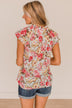 Dance Through The Flowers Floral Blouse- Ivory
