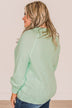 Choose Yourself Knit Sweater- Mint