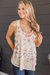 Forever In Bloom Floral Tank Top- Ivory