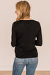 Want The Best Knit Sweater- Black