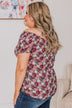 Bloom Again Short Sleeve Floral Top- Black