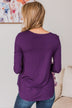 Sucker For Love Criss-Cross Top- Plum