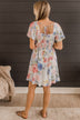 Adored By Everyone Floral Dress- Ivory