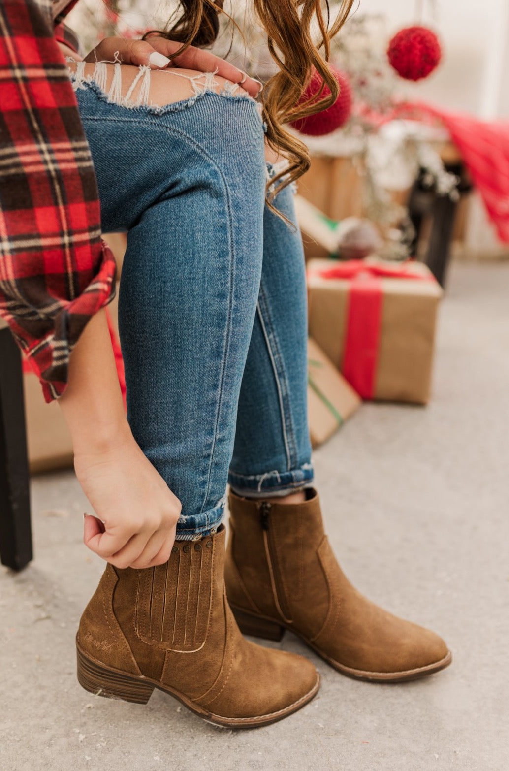 Jeans with hotsell booties 218