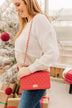 Stay Stylish Quilted Purse- Holiday Red