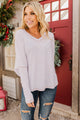 Purely Stunning Long Sleeve Knit Top- Ivory