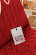 Festive Season 3 Piece Gold Barrette Set- White, Silver, Red