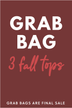 Fall Overstock Grab Bag Tops- 3 Tops