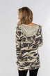 Captivating In Camo Drawstring Hoodie- Grey Camo