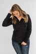 Pulse Exclusive Zip Up Athleisure Jacket- Black