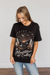 "Country Vibes" Graphic Tee- Black