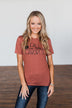 "Fall Is My Favorite" Graphic Tee- Brick