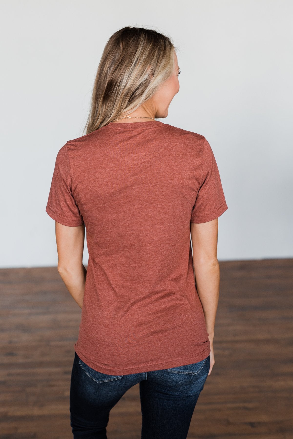 "Fall Is My Favorite" Graphic Tee- Brick