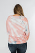 Days Of Endless Wonder Tie Dye Top- Ivory, Peach, Navy