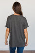 "Free Spirit" Graphic Tee- Charcoal